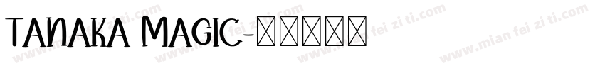 TANAKA MAGIC字体转换